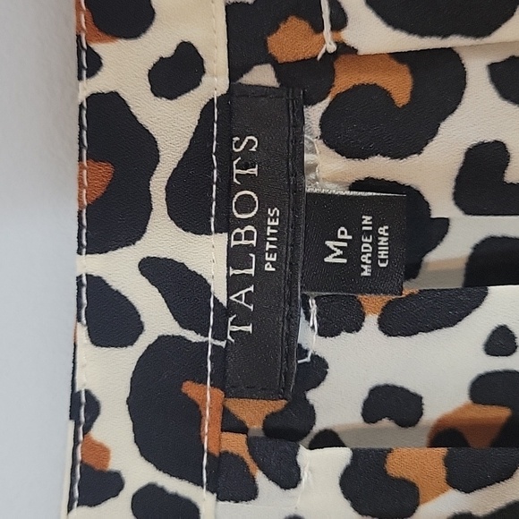 Talbots leopard blouse - Picture 2 of 7